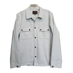 Civil Society Men's Bennett Knit Snap-Up Shirt Jacket Size XXL